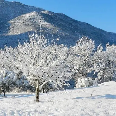 2P Au Coeur Des Montagnes Avec Piscine Chauffee Appartement Puget-Théniers Buitenkant foto